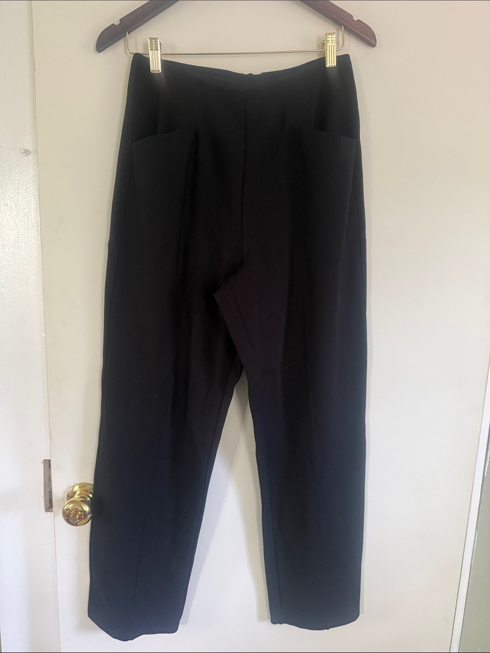 Old Navy Women’s Black Extra High-Rise Stevie Straight Pants Sz L Tall EUC
